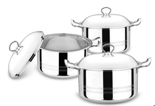 Stainless Steel Household 6-Piece Pot Set Soup Pot Stew Pot Gift Pot Foreign Trade Hot Sales Kitchen Supplies Wholesale