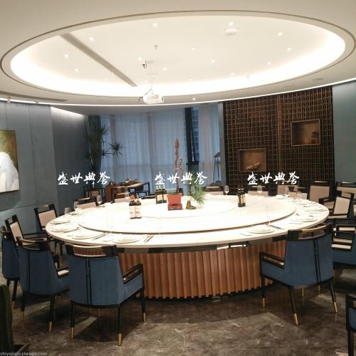 Beijing High-End Club New Chinese Style Solid Wood Dining Chair Hotel Luxury Balcony White Wax Wood Dining Chair Solid Wood Dining Table and Chair