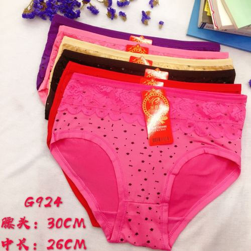 foreign trade underwear women‘s underwear girl briefs lace underwear mummy pants factory direct