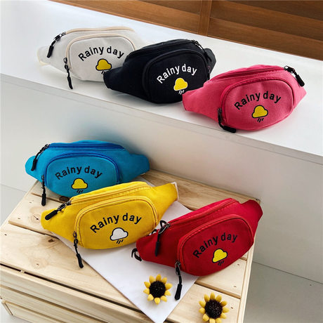 Children‘s Chest Pack Korean Ins Trendy Mini Messenger Bag Fashion Boys and Girls Toddler Personality Waist Bag Children‘s Bag