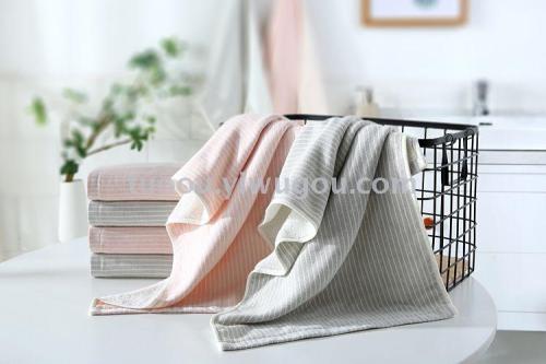 Tuoou Textile Pure Cotton Gauze Emei Towel 34 * 74cm Aijiaijia Soft and Comfortable Skin-Friendly Household