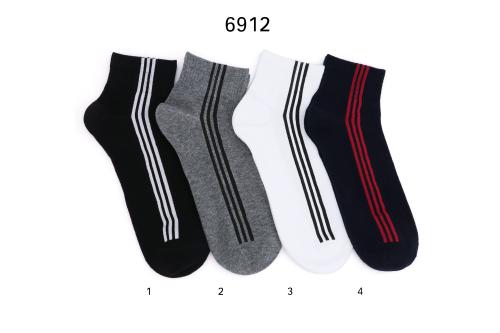 cotton men‘s low-cut socks casual sports black gray red striped men‘s socks short socks