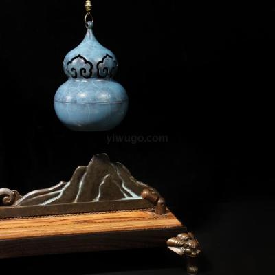 New yunting craft jiangnan yuyu copper furnace gift box decoration sandalwood aloes high grade multi-purpose backflow incense