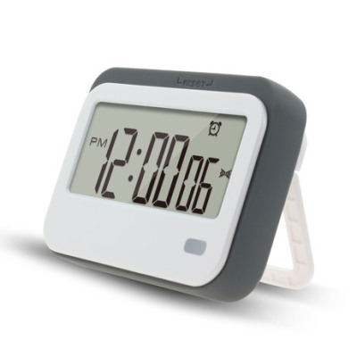 Silicone student timer vibrates silent time alarm clock countdown large screen kitchen electronic timer