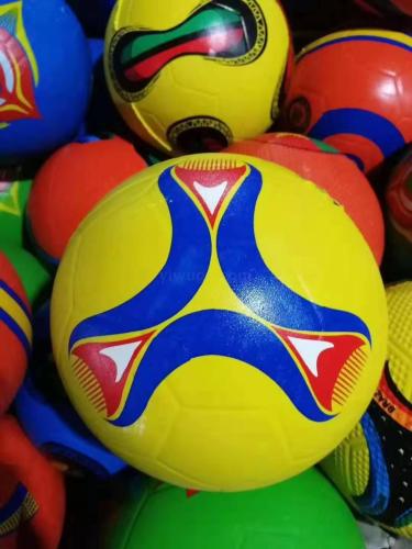 factory direct sales rubber football cheap color football cross-border export football wholesale customization