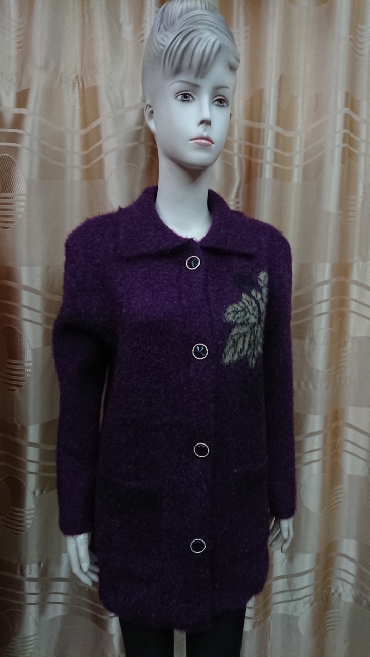 Grape  blossom  sweaters  in  one  size  and  many  colors