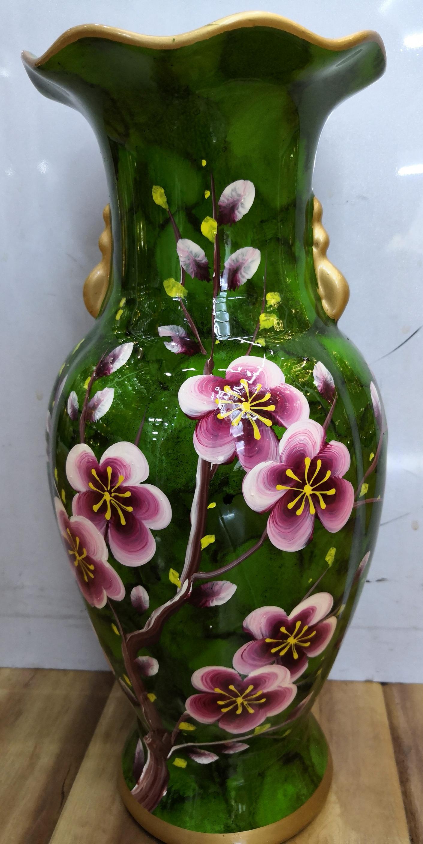 陶瓷花瓶 手绘花瓶 陶瓷工艺品_佳盛陶瓷_义乌购