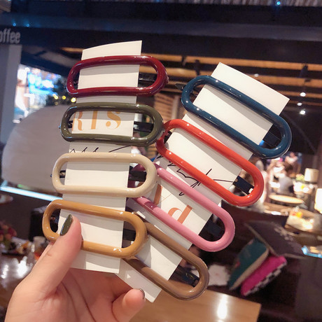 Spring New Korean Style Candy Color Xuan Ya Hairpin Acrylic ...