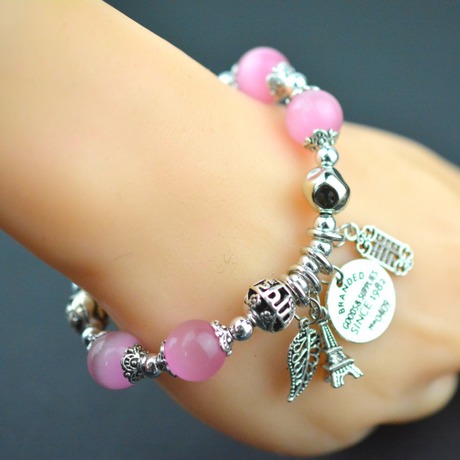 Fashion hot style agate jade bracelet sell like hot cakes miao silver bracelet opal bracelet ethnic 