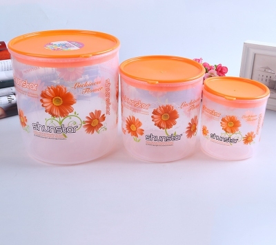 Plastic Cylinder Storage Tableware