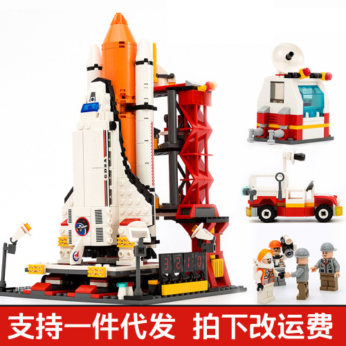  Goood Aerospace Airplane Series 8815 Hasee Rocket Launch Center Assembled Model Toy Compatible with Lego Bricks M