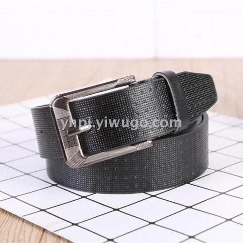 Simple Square Pin Buckle Belt Factory Direct Sales