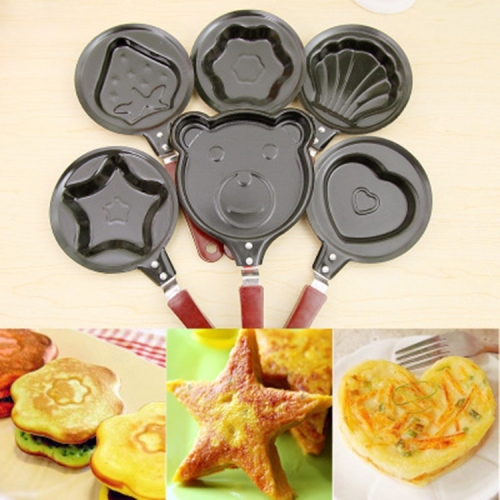 frying pan breakfast cartoon omelette maker pot mini griddle creative heart egg frying pan wholesale without lid kitchen supplies