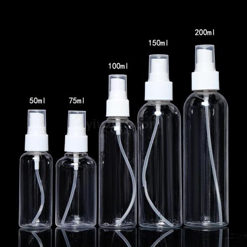 spot round shoulder toner sub-bottle portable transparent press spray bottle beauty small spray bottle new