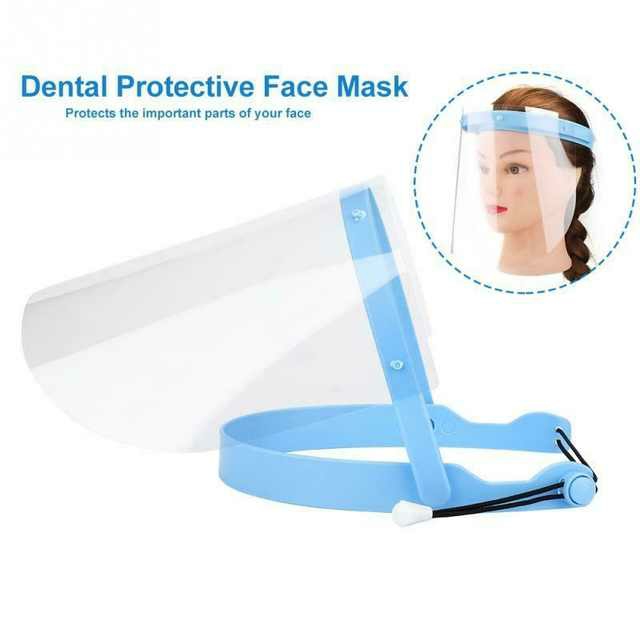 Transparent Face Mask For Food Service Face Shield Frame Visors Detachable Face Shield 