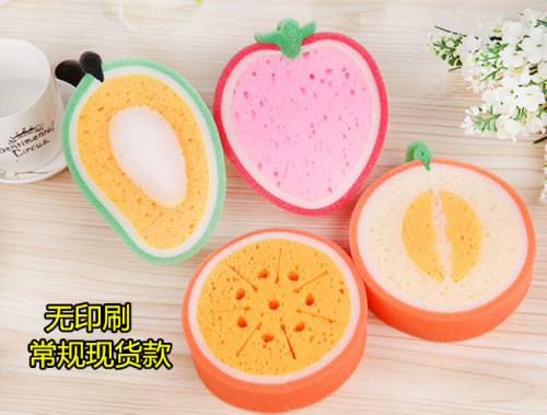 [Junmei] Factory Direct Creative Cartoon Bath Sponge Children‘s Fruit Bath Cotton Bath Sponge