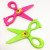 All plastic scissors All plastic children's scissors are cute paper rabbit scissors