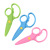 Manufacturers direct household handle plastic scissors children's scissors elementary school lace round head scissors