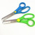 Round head calibration safety cut stainless steel student scissors ruler scissors children 's calibration manual paper scissors