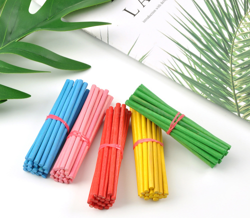 School AIDS Thin Stick Wood Color and Color Counting Sticks Math Stick Children‘s Abacus Toy Teaching Aids Elementary School Student Number Thin Stick