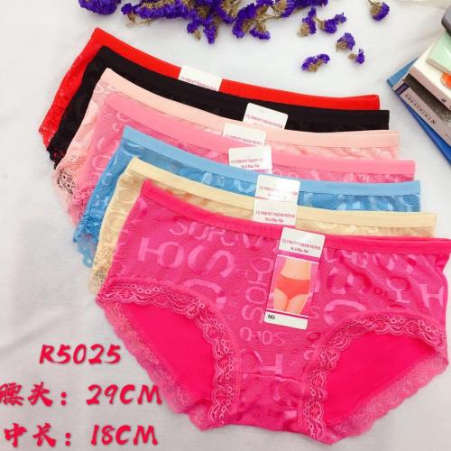 Foreign Trade Underwear Women‘s Underwear Lace Mesh Briefs Solid Color Girls‘ Pants Factory Direct Sales