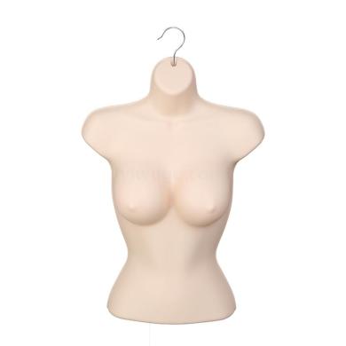 厂家直销女士半身模特道具胸片挂板塑料睡衣连衣裙衣架模特胸片
