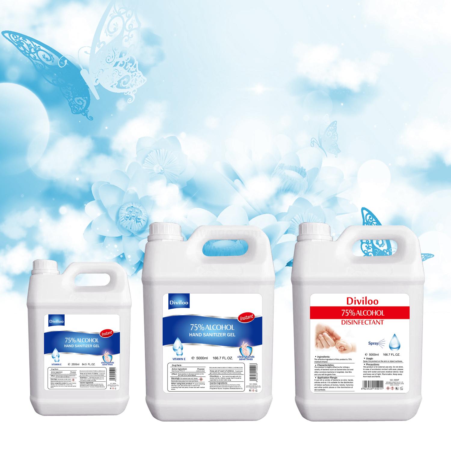 Diviloo Hand Sanitizer Export 5000ml Large Capacity