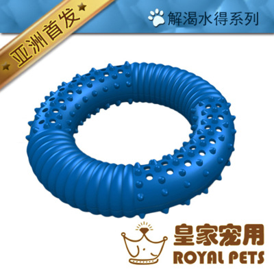 Factory Direct Sales Pet Thirst-Relieving Donut Pet Bite-Resistant Pet Bite-Resistant Dog Toy New TPR