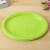 Oval Colorful Color Matching Disposable Environmentally Friendly Thickened Plate Dish Fast Food Restaurant Barbecue Stall Serving Plate
