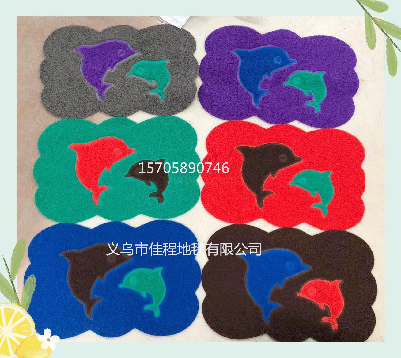 Thin wavy wire-drawing mat stitching mat wire-drawing embossed mat PVC non-slip mat foot mat door ma