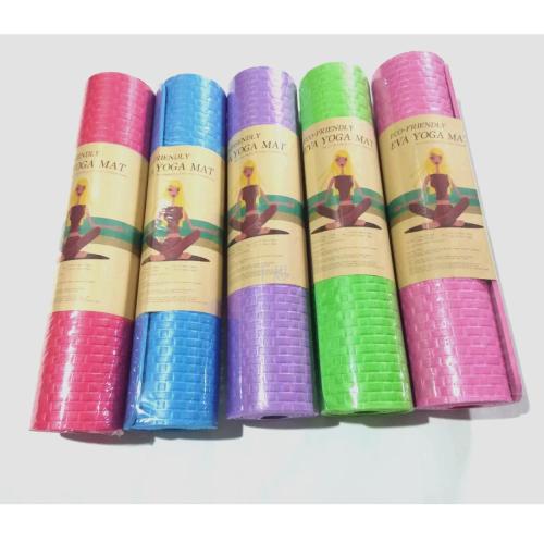 qiansi factory direct wholesale retail spot export domestic hot fitness mat thickened environmental protection eva yoga mat