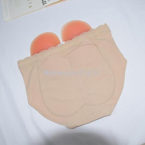 New Explosion Style Women‘s Removable Silicone Pad Sexy Breathable cotton Hip Lifting Pants 