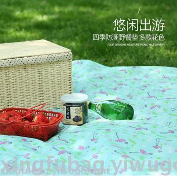 Portable cartoon folding super light convenient picnic mat outdoor picnic mat convenient storage mat picnic mat