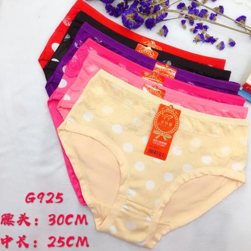 foreign trade underwear women‘s underwear dot briefs lace stitching girls‘ pants factory direct