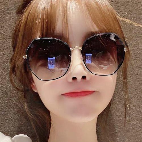 new fashion women‘s round sunglasses korean fashion uv protection ins sunglasses 9907