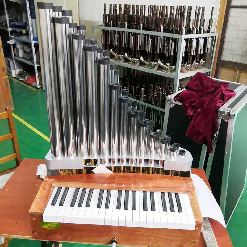乐器 笙 键盘笙36簧中音排笙铝合金航空箱带软管 36管中音排笙_浙江义乌市昊龙文体乐器_义乌购