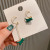 Silver needle migrates small dinosaur spring/summer New Japanese style smart fashion with crocodile earrings