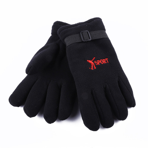 Men‘s and Women‘s Autumn and Winter Students Windproof Fleece Warm Finger Touch Screen Sports Outdoor Riding Motorcycle Cold-Proof