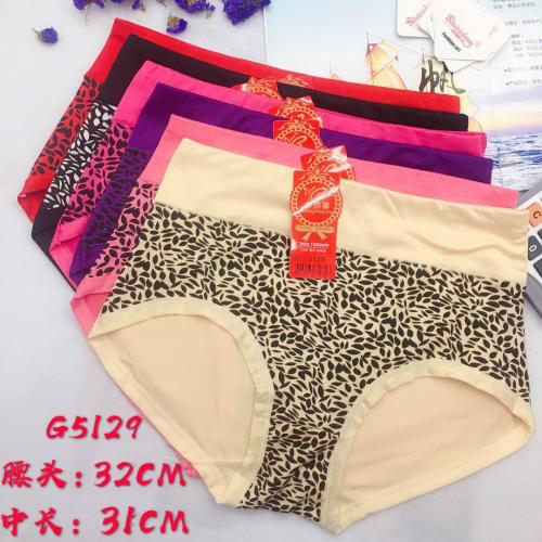 foreign trade underwear women‘s underwear high waist briefs solid color stitching mummy pants factory direct sales