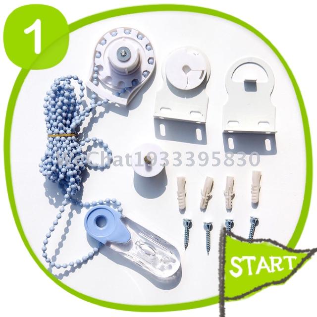 Jacquard roll shade monochrome roll printing roll curtain top side installed color universal accesso