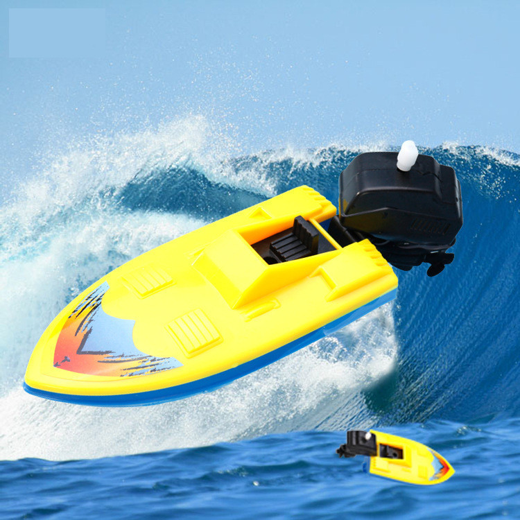 ship childrens stall wind-up water swimming motorboat ship toy