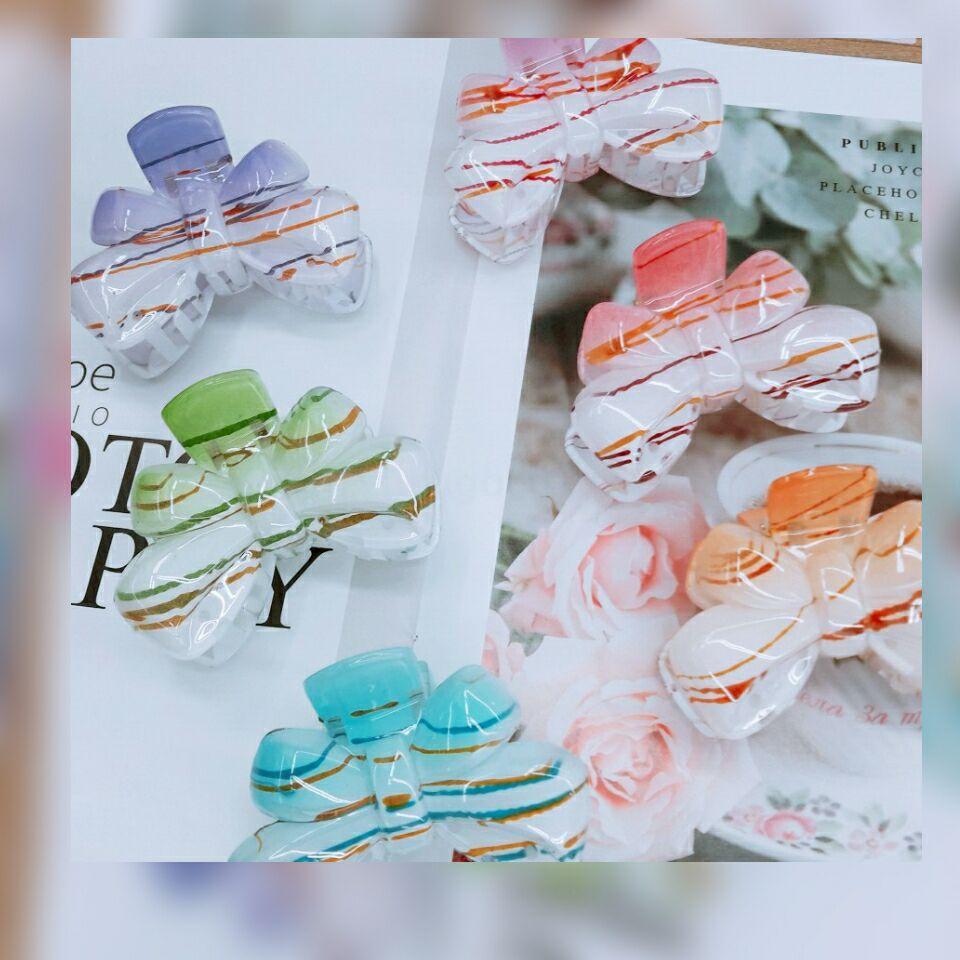 Korean version Hairpin tray hair claw shower clip plastic la...