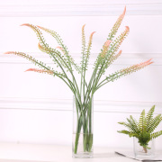 New no leaf single 2-fork plastic simulation plant horsetail grass indoor decoration wedding fake flowers Green plants