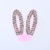 Woven insert Diamond Hair clip hair accessories Butterfly accessories DIY shoes accessories wholesale