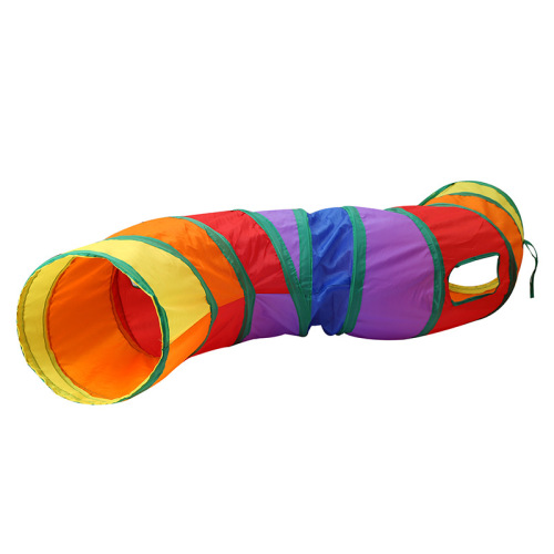 cat toy s-type foldable rainbow cat tunnel cat channel play pet products factory spot wholesale cross-border