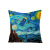 Scandinavian Simple Wind linen Pillow Case Custom van Gogh oil painting Watercolor Printing Pillow Case Amazon Hot Style Home