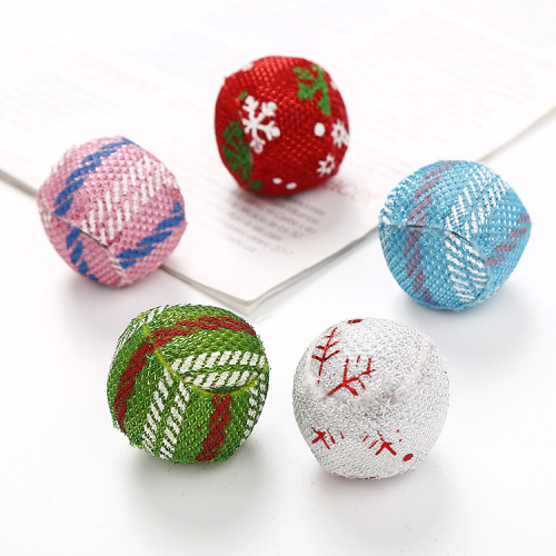 pet supplies cat toy ball christmas series patch ball rolling chase play factory spot cross-border wholesale