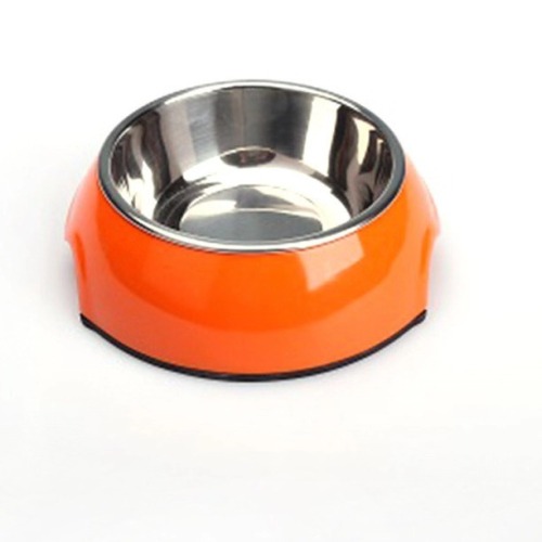 small size s sets of bowls plain pet food bowls non-slip stainless steel dog food utensils