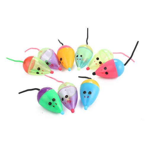 cat toy mouse ball color plastic built-in colored beads molars catch pet products manufacturer direct selling cross-border wholesale