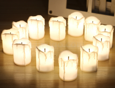Black Core Tears LED Electronic Candle Light